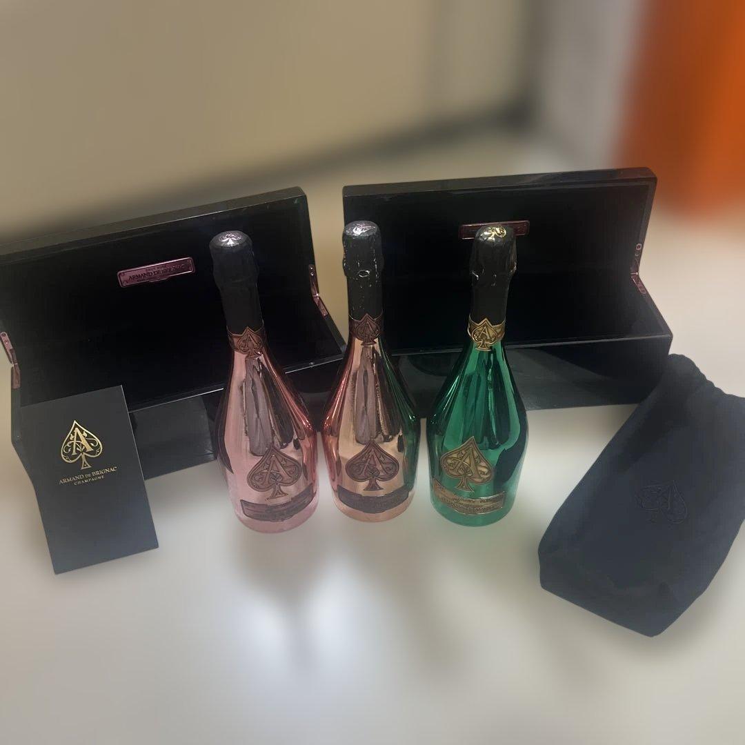 アルマンドグリーン、ロゼ2本、計3本セット