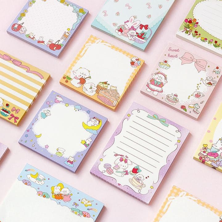 フォロワー様限定185★ラブリー アニマル メモ 10種類セット