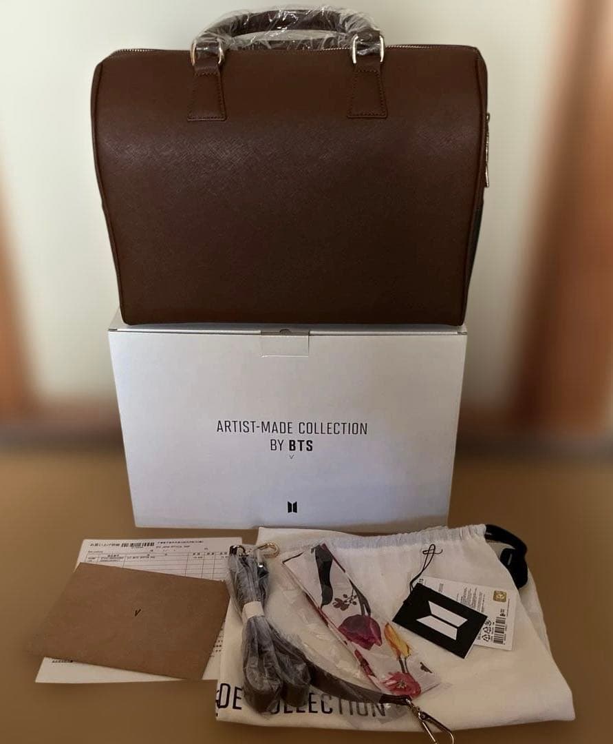 値下げ‼︎ BTS V アーティストメイド　MUTE ミュート　ボストンバッグ