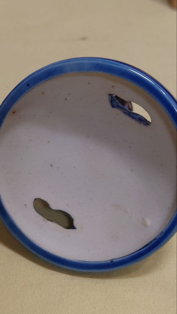 九谷　三代　徳田八十吉　正彦銘　碧彩釉　香炉　共箱