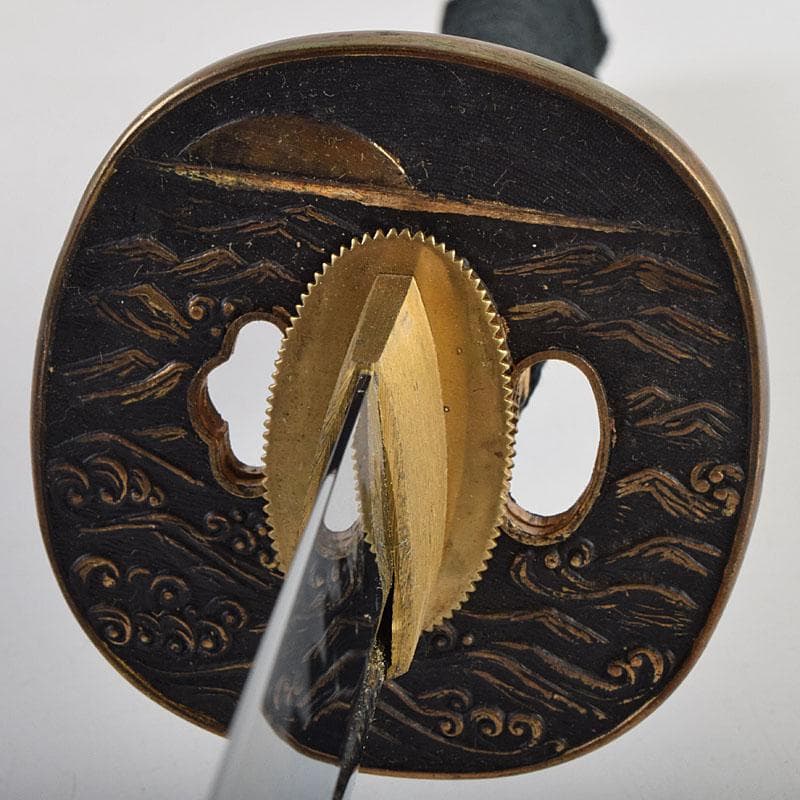 武具　刀装具　日本刀　模造刀　居合刀　刀袋付　C　9372A