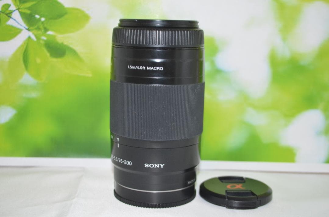 SONY純正 75-300mm 望遠レンズ 美品 F4.5-5.6 ソニー