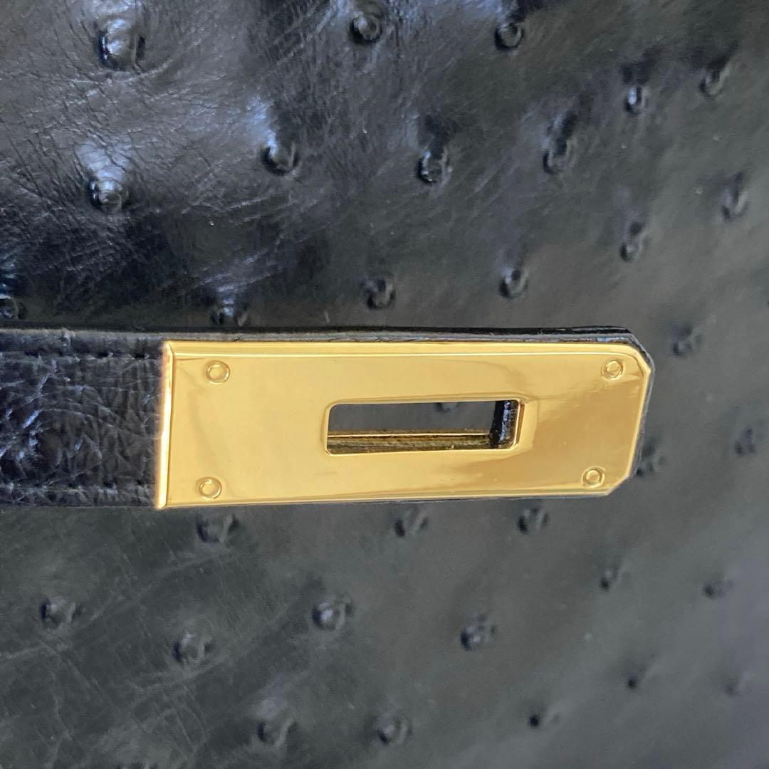 JRA認定 オーストリッチ皮バッグ　 フォーマル　極秘品