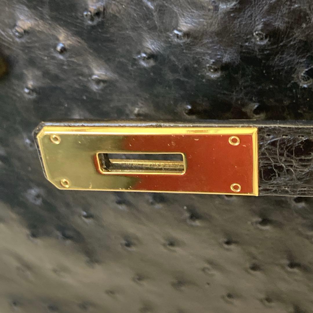 JRA認定 オーストリッチ皮バッグ　 フォーマル　極秘品