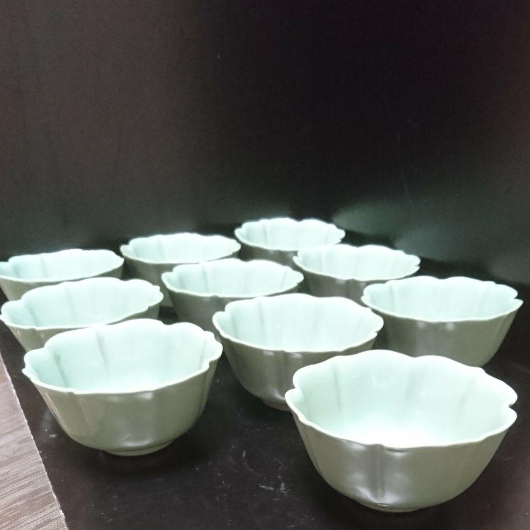 大正15年 10月 青地桔梗形 小鉢丼 赤津 陶山造