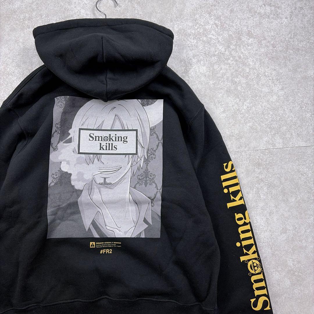 希少✨FR2 エフアールツー　ワンピースコラボ　サンジ　パーカー　黒　M 美品
