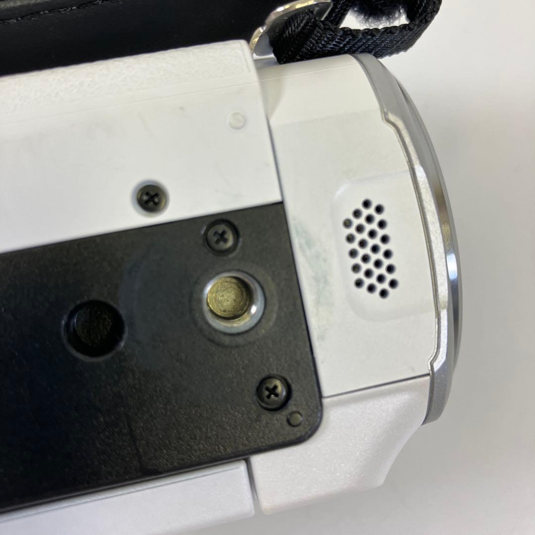 【中古】SONY HDR-CX680 ホワイト 本体 バッテリー2個付き