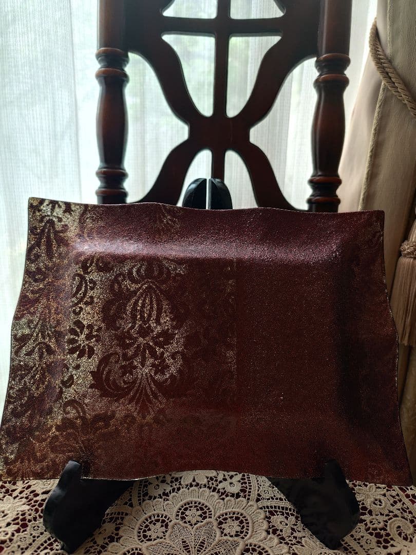 ガラス皿　ガラス細工　海外製品