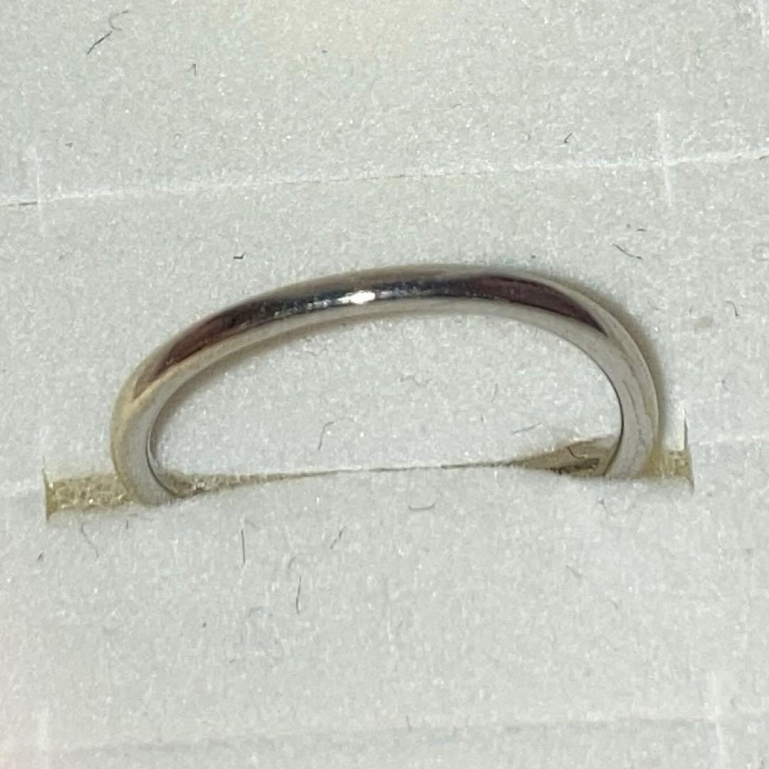 カナル4℃ K10 ホワイトゴールド ピンキーリング 5号 ダイヤモンド