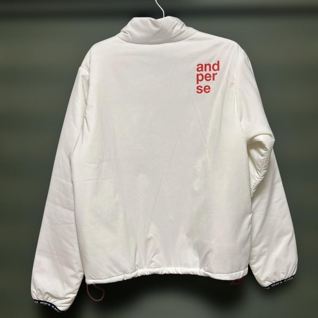 美品and per se アンパスィ　中綿ブルゾンアウター　LLサイズ