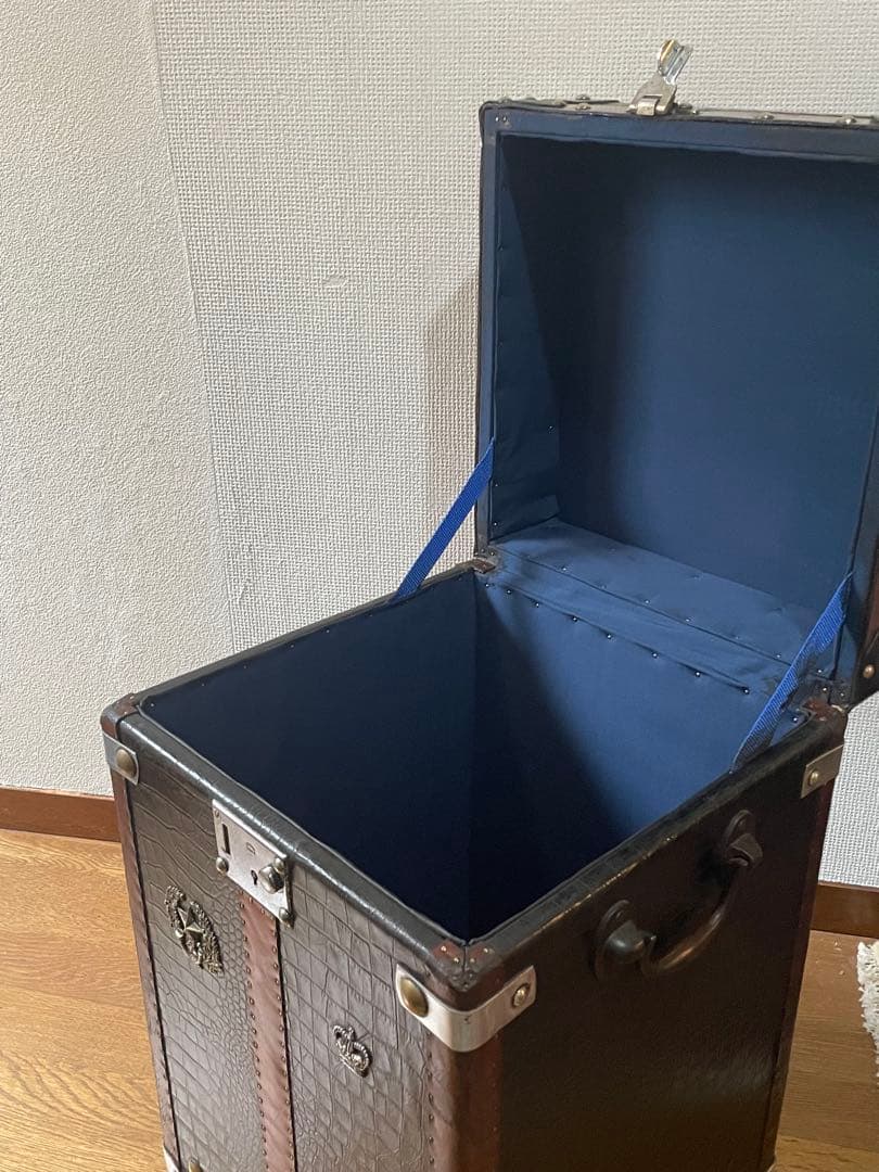 イギリスアンティーク　クロコのボックス