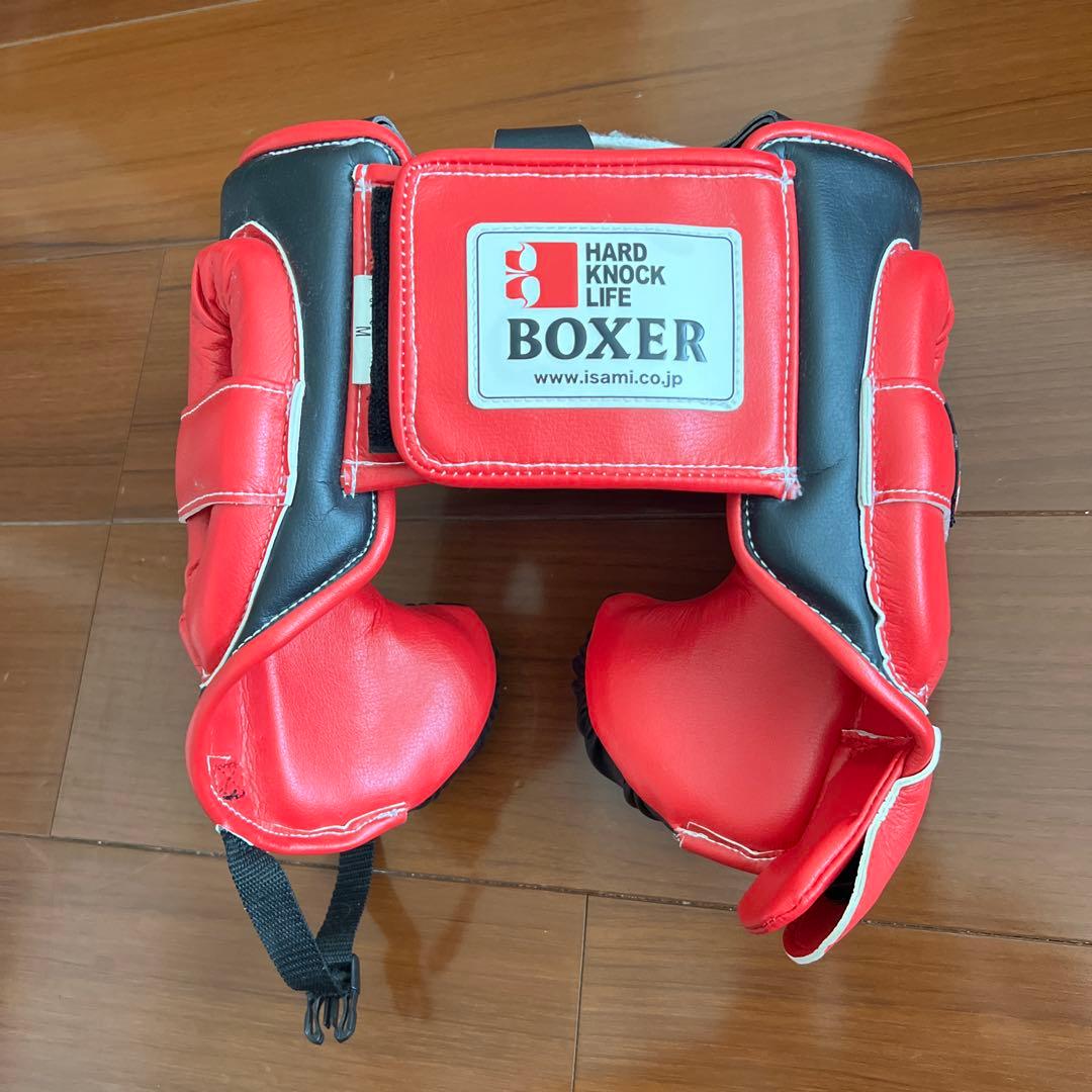 ☆【美品】ISAMI ボクサーヘッドガード　ボクシング　ヘッドギア　Mサイズ