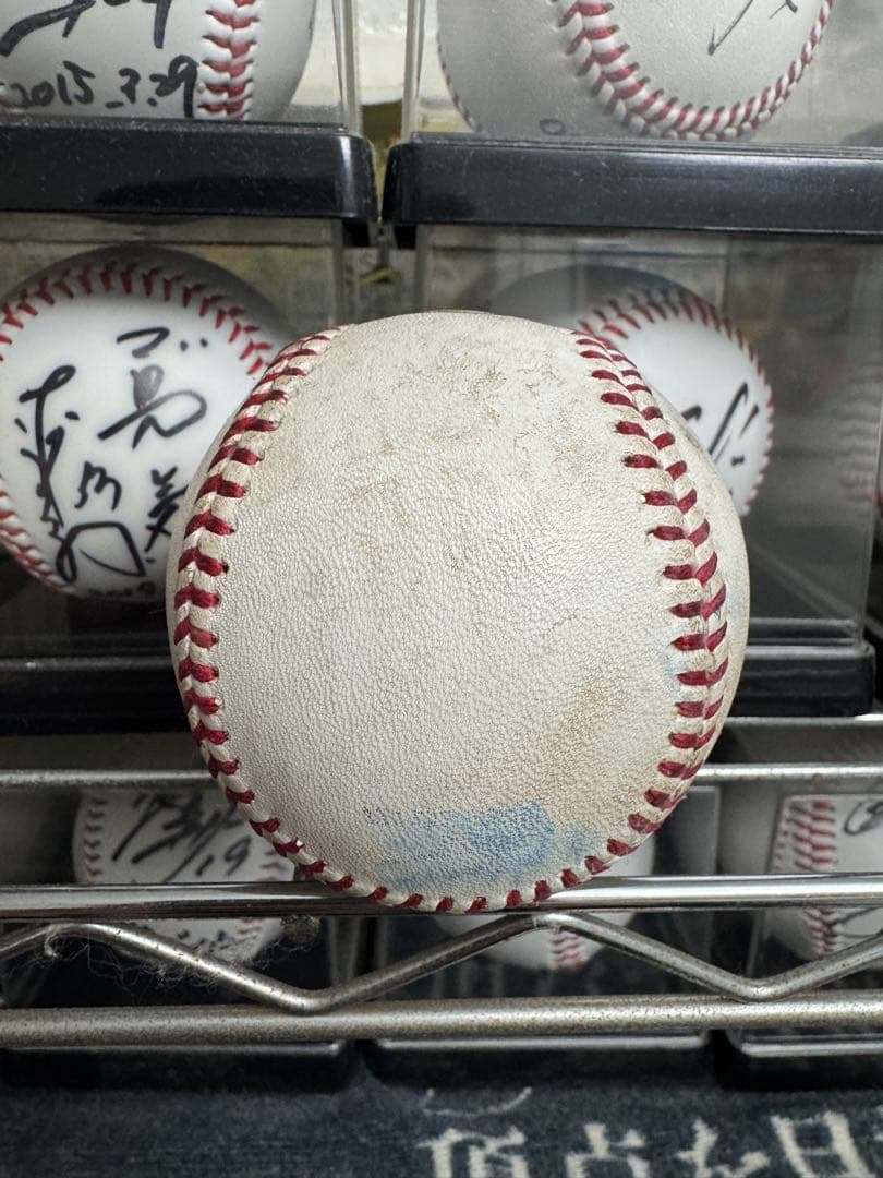 広島東洋カープ 前田智徳 直筆サインボール 実使用NPB試合球！名球会