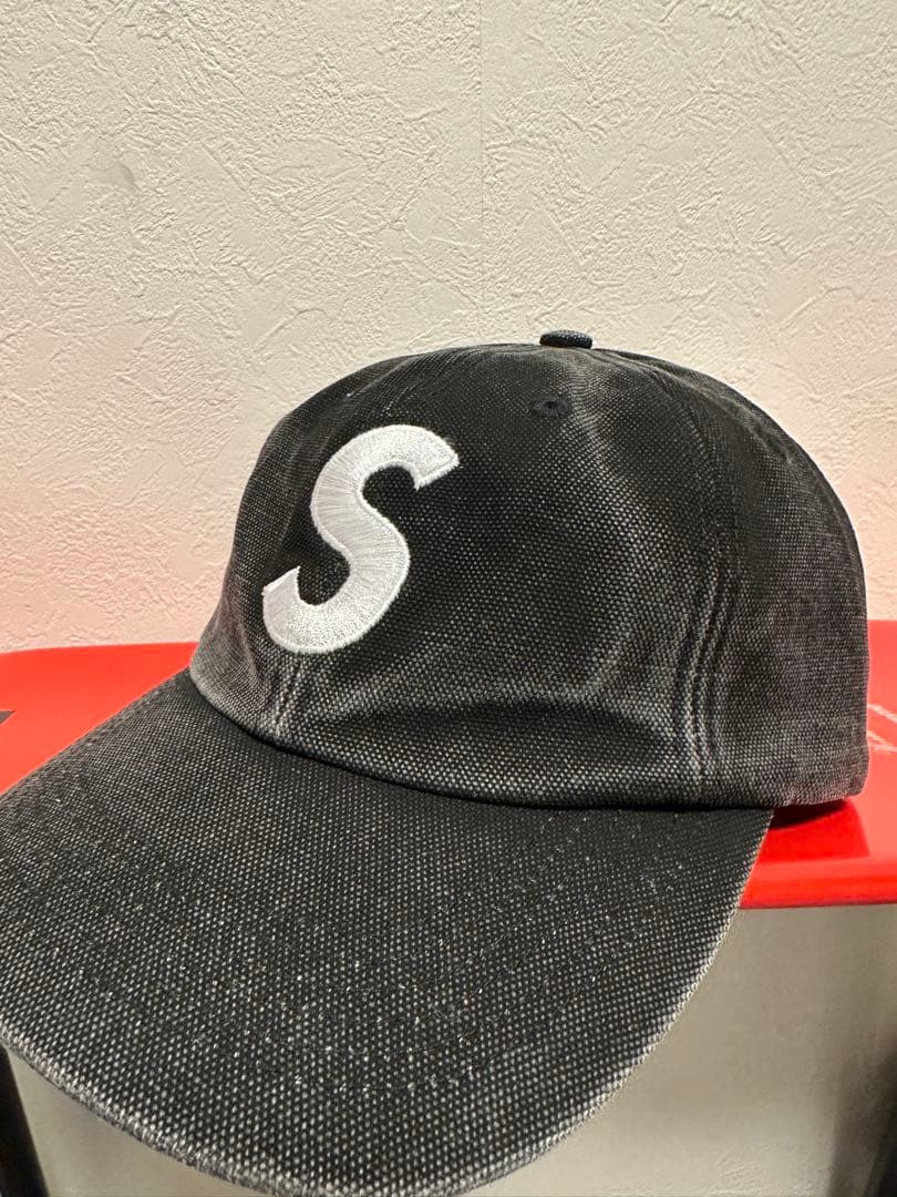 帽子 Supreme Pigment S Logo 6-Panel \"Black\"