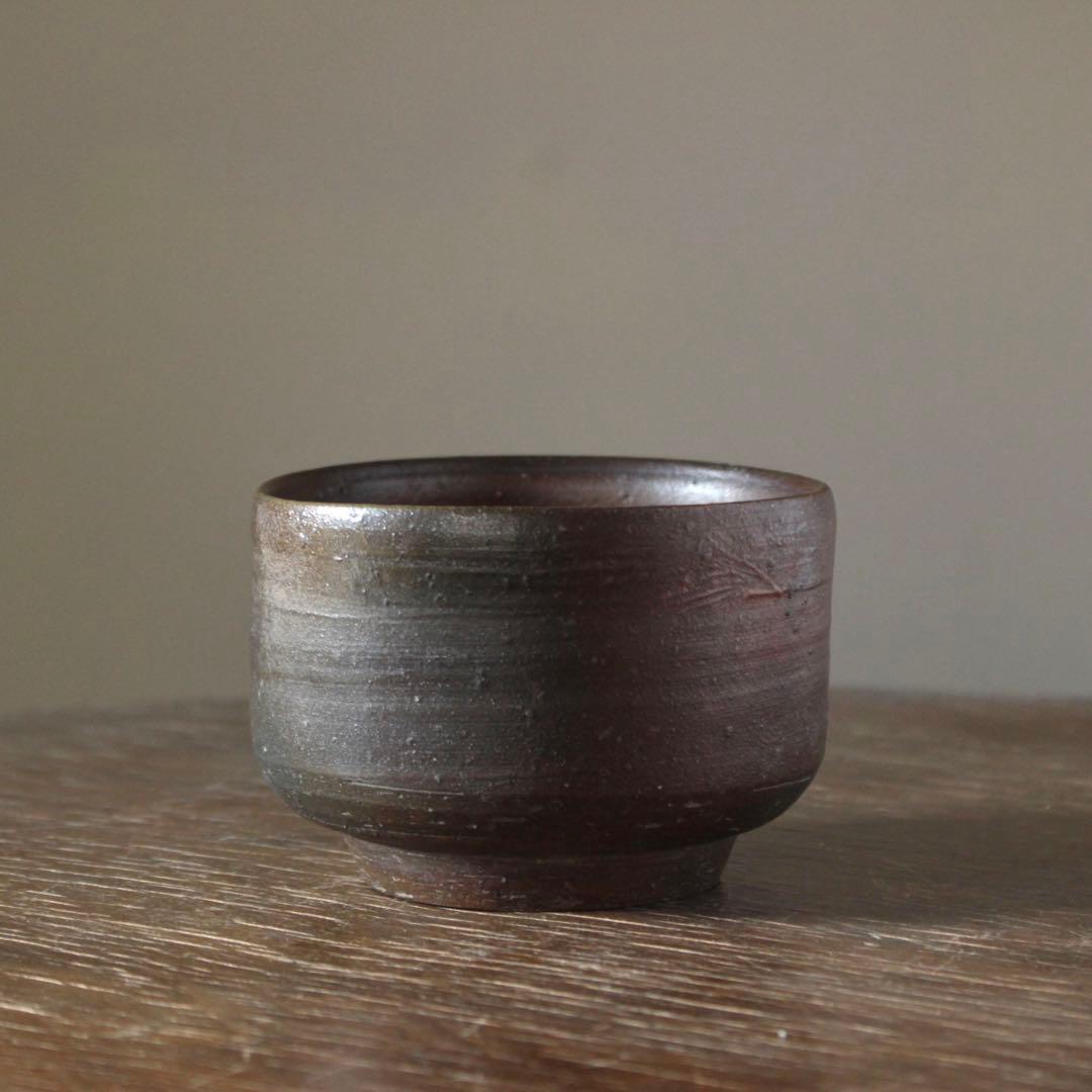 備前 半筒 茶碗 古美術 古道具 茶道具 備前焼 古備前 アンティーク