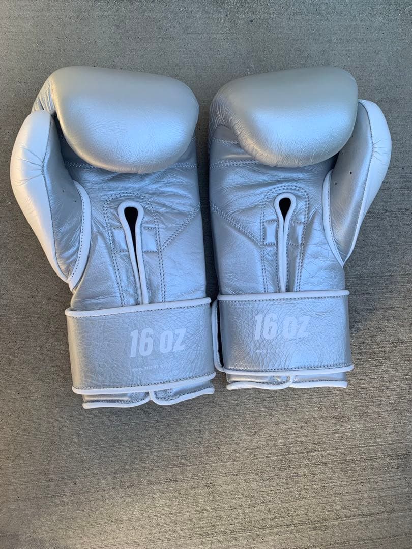 PRIZE RING ボクシンググローブ 16 oz シルバー