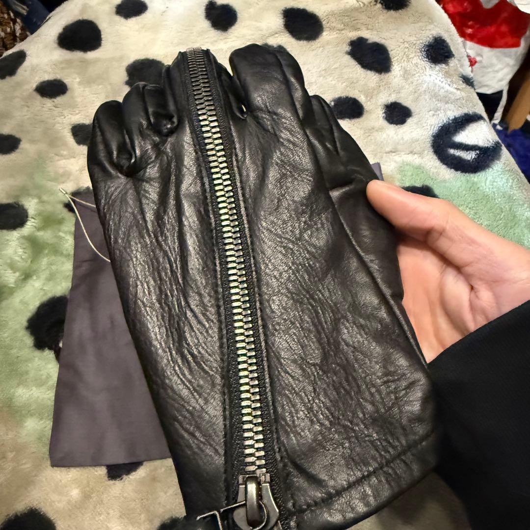 小物 D.HYGEN 25AW Horse Leather ZIP Gloves