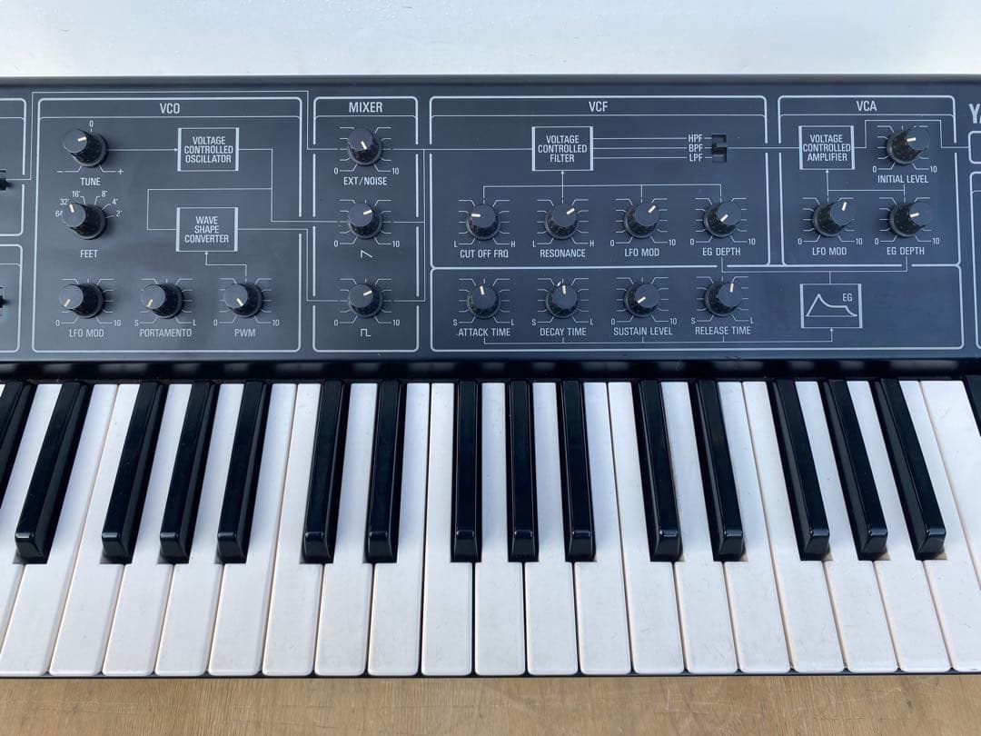 yamaha cs-5 アナログ　シンセサイザー　整備済み　美品　中古品