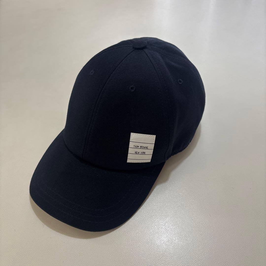 THOM BROWNE. クラシック ツイル 6パネル ベースボールキャップ
