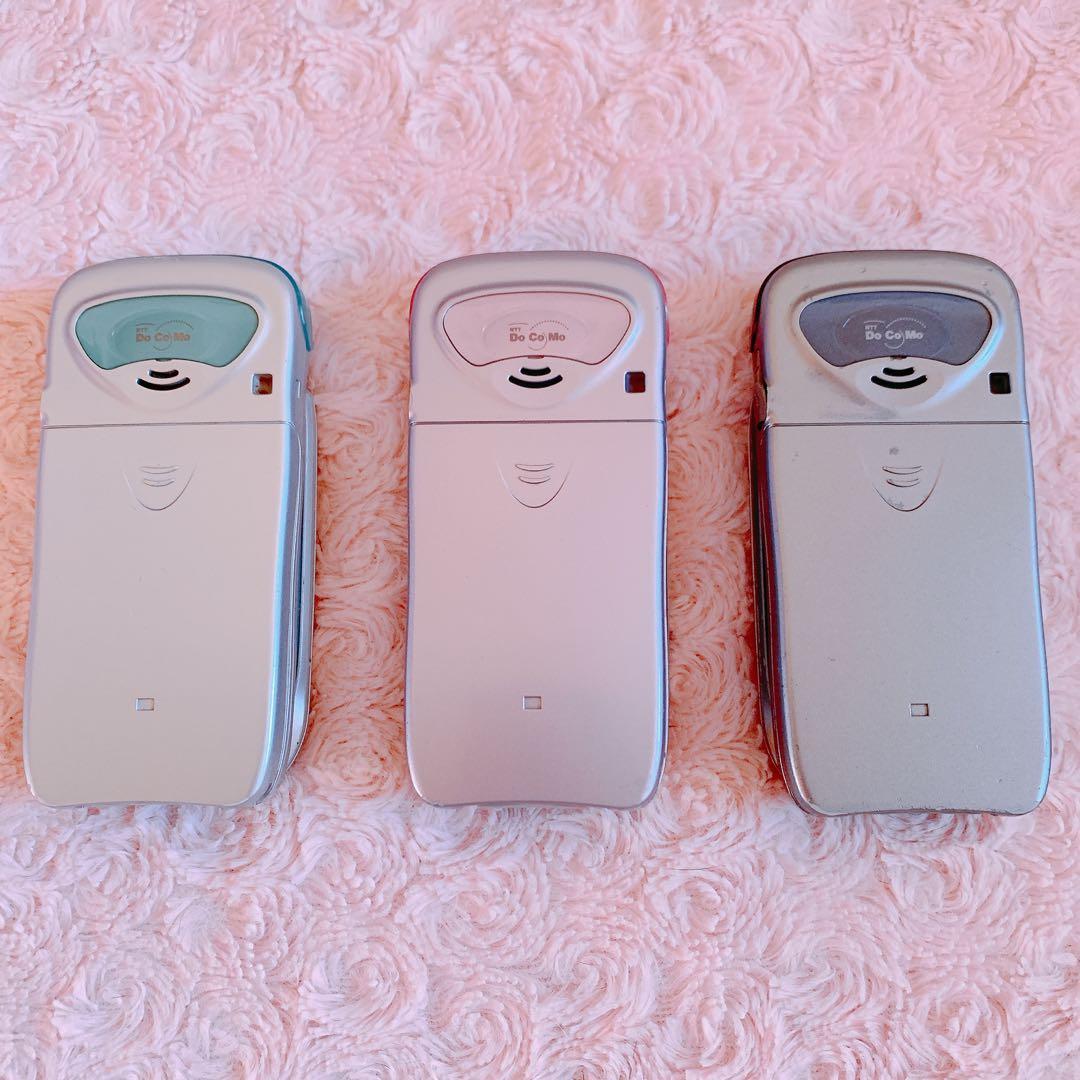 ⭐︎希少⭐︎ ドコモ D503is 3色セット スケルトン ガラケー 平成レトロ