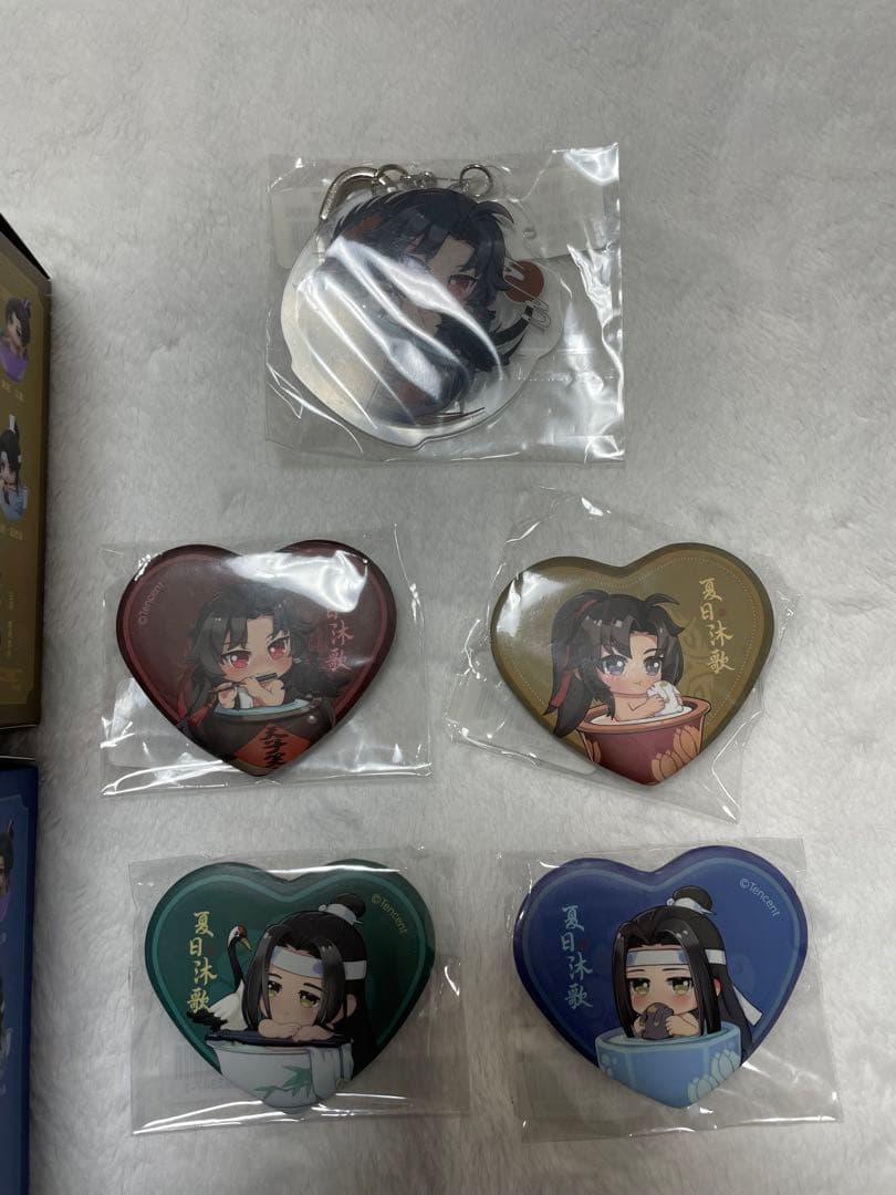 魔道祖師 [公式]フィギュア 夏日沐歌 系列Q版　魏無羨 藍忘機初期予約特典付