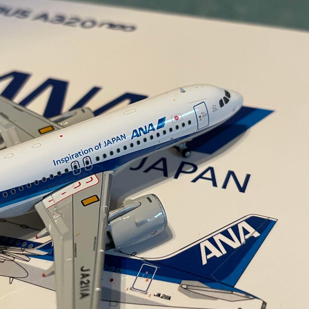 ANA A320neo JA211A 全日空 エアーバス jc 1:400