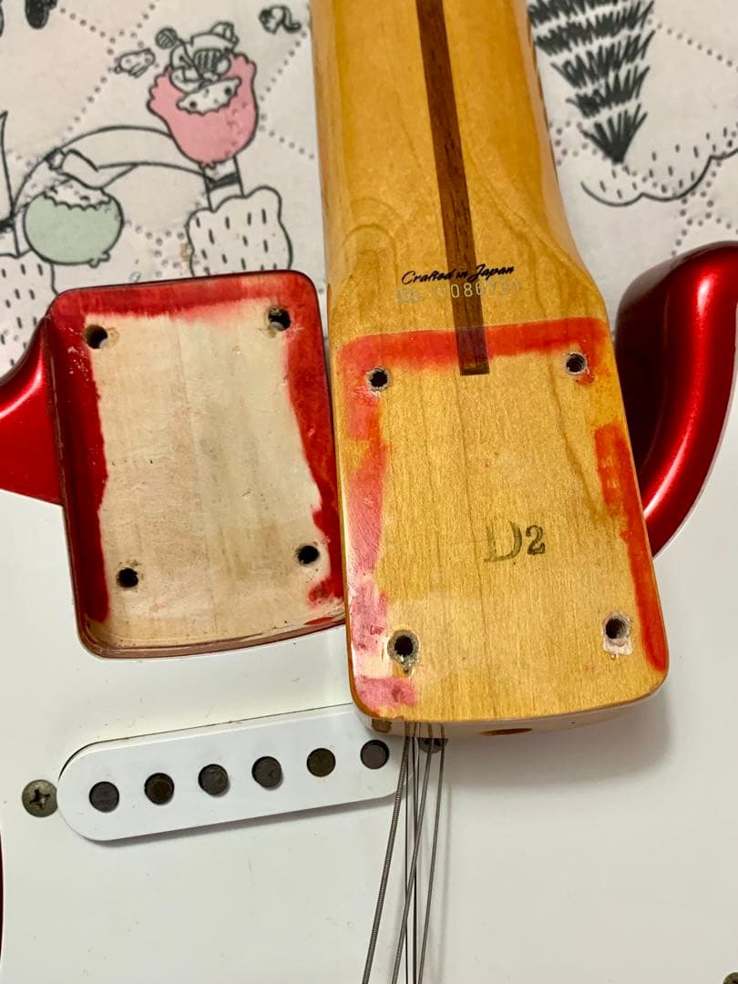 Fender Japanストラトキャスター Candy Apple Red