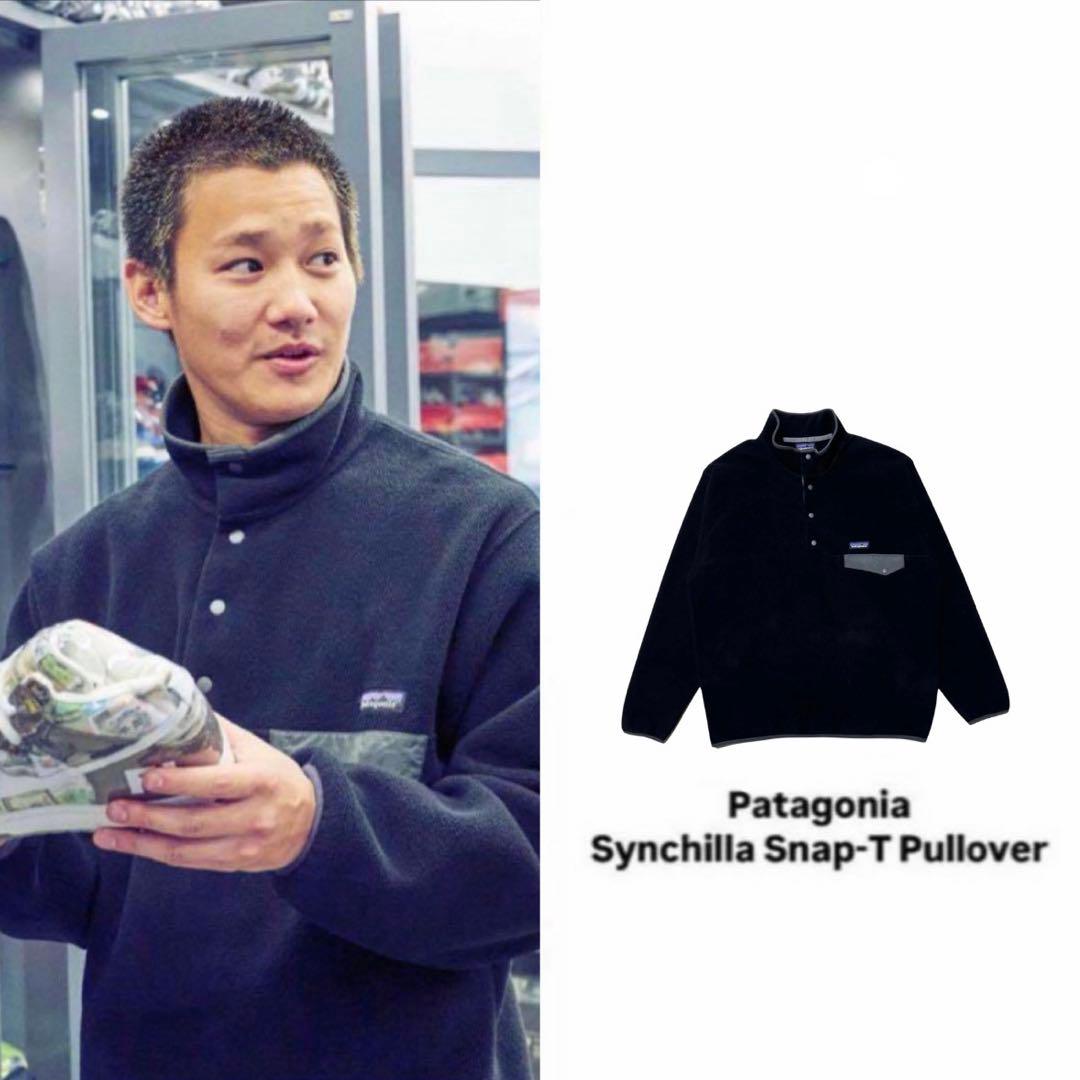 肉厚 L 極美品 野村周平 Patagonia シンチラ パタゴニア スナップT