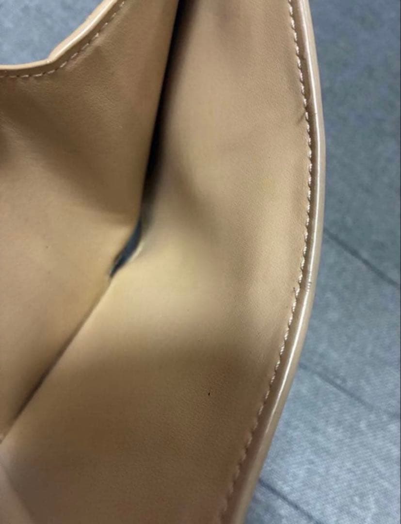 セリーヌCELINEスモール トリフォールド ウォレット ベージュ 美品