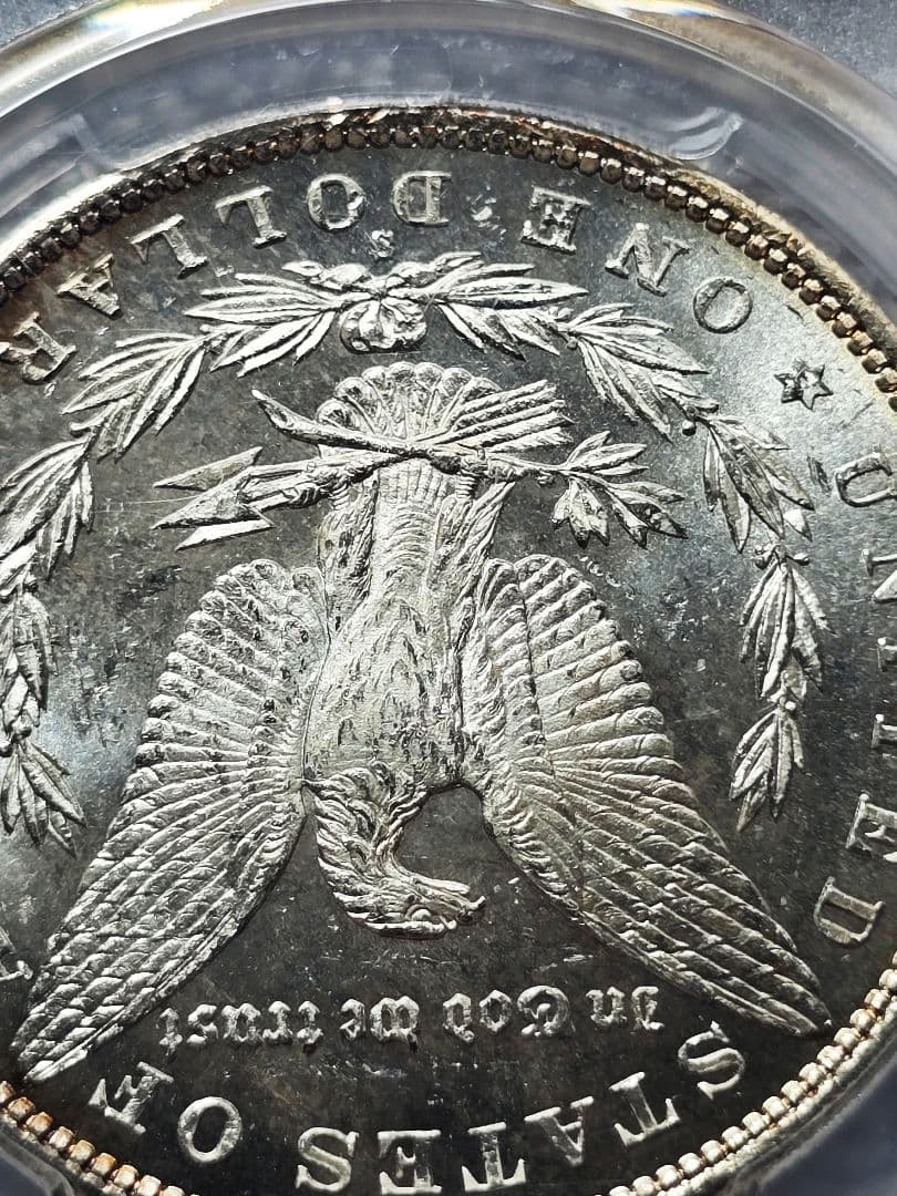 アメリカ1879 モルガンダラー ディーププルーフライク銀貨 PCGS MS65