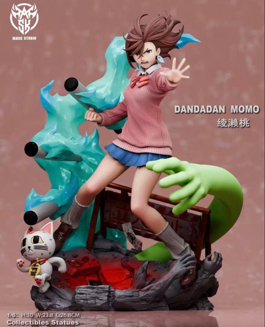 ダンダダン Mask 綾瀬桃 もも フィギュア ガレージキット スタチュー