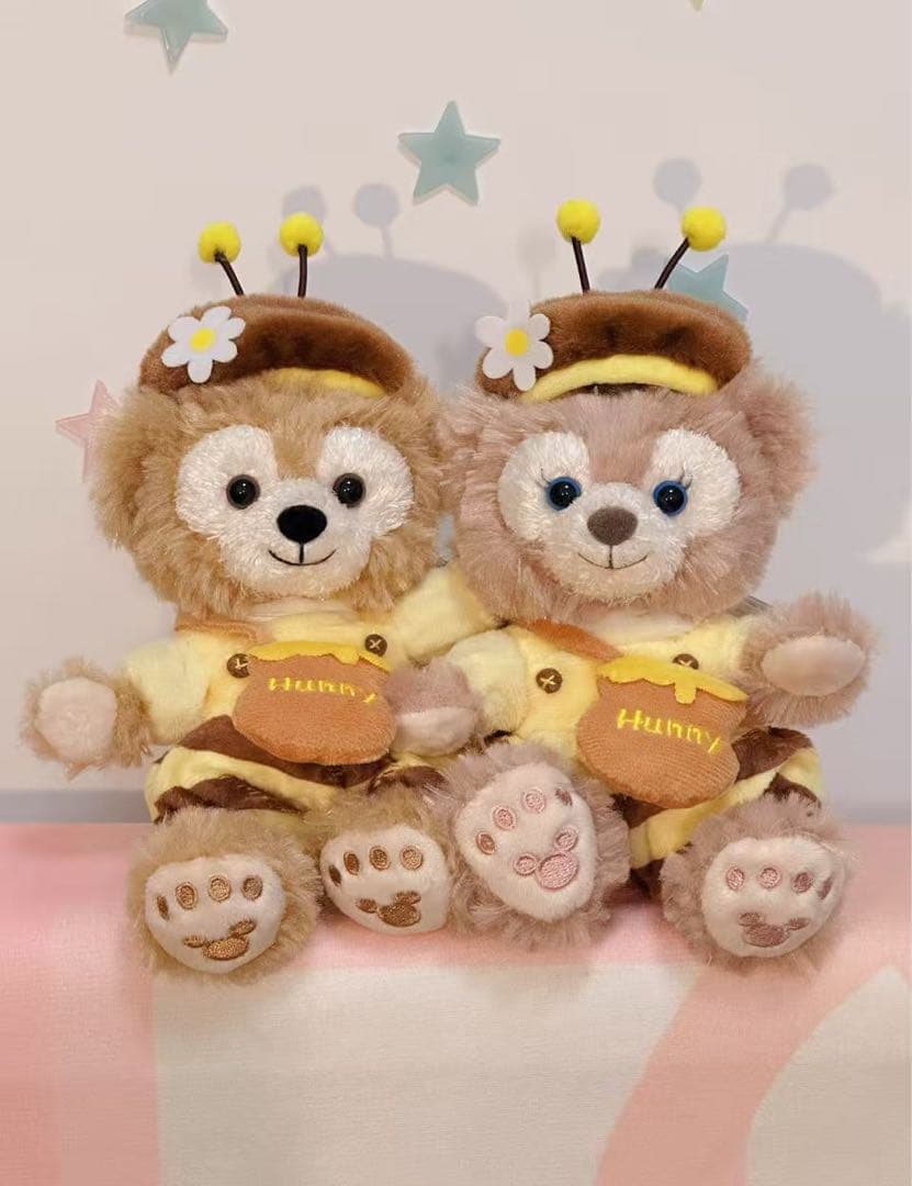 いかさ　お顔厳選　ディズニー　ミツバチコスチューム肩のせぬいぐるみ