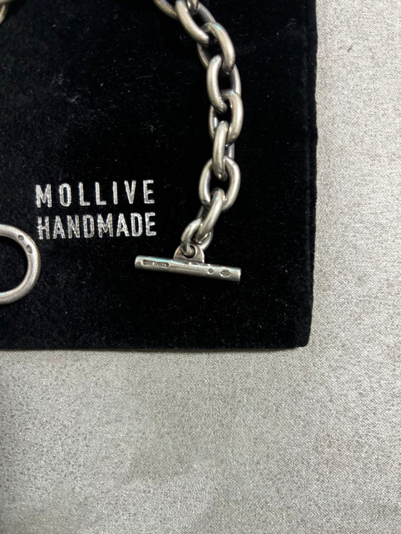 MOLLIVE ハンドメイド チェーンブレスレット
