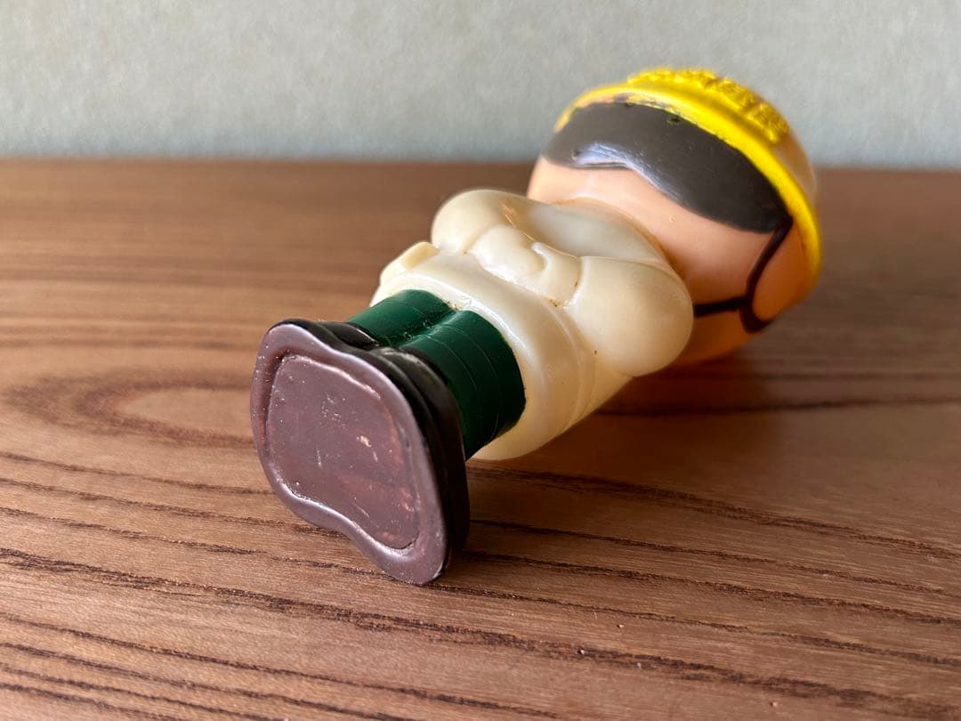 珍品 昭和57年頃 大成建設 ソフビ人形 週刊文春 コラム 立ち話 キャラクター