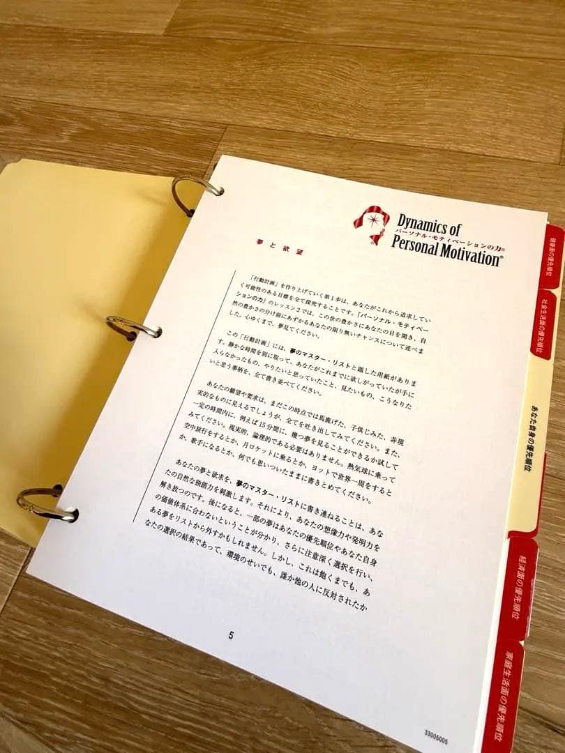 SMI パーソナルモチベーションの力 新品未使用　教材セット