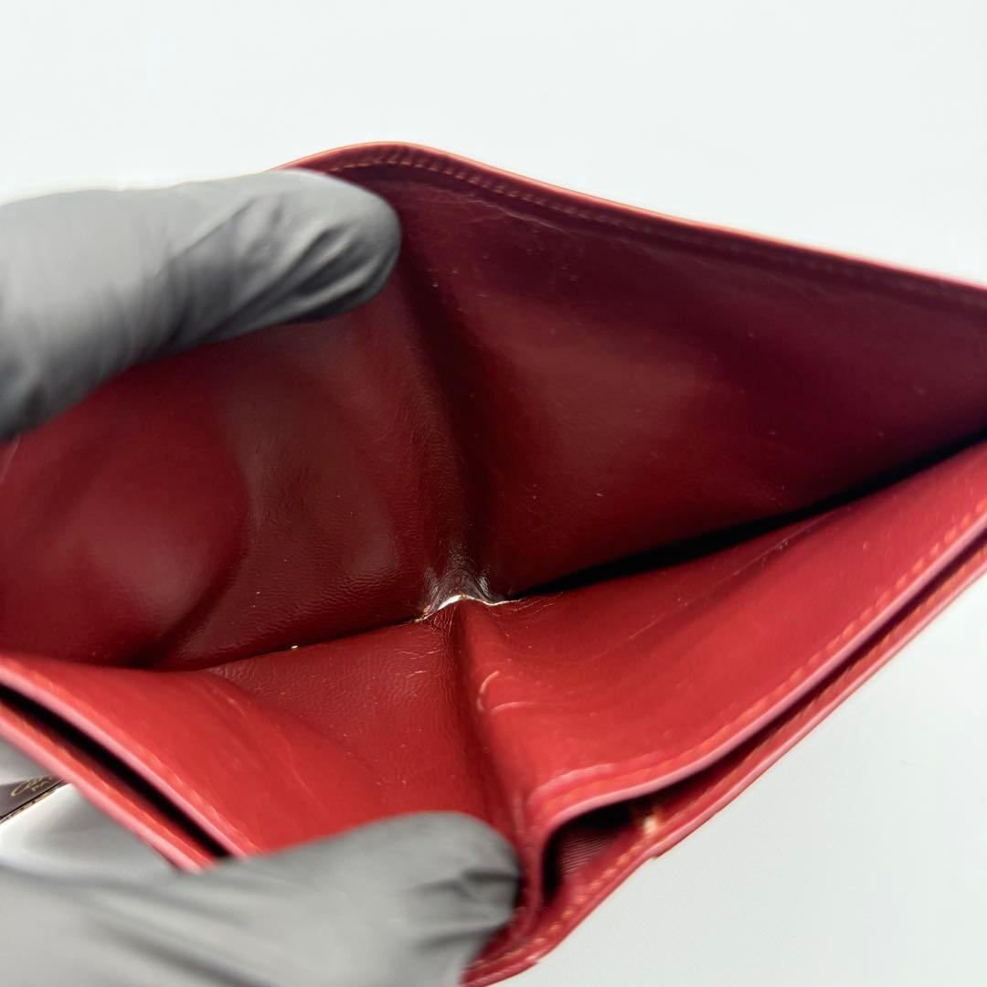 ✨美品✨カルティエ マストライン レザー 二つ折り財布 レディース カード付