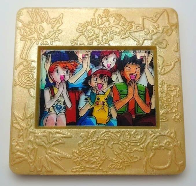 Meiji ポケモン ピクチャーフレーム　タケシ　サトシ　ピカチュウ　カスミ