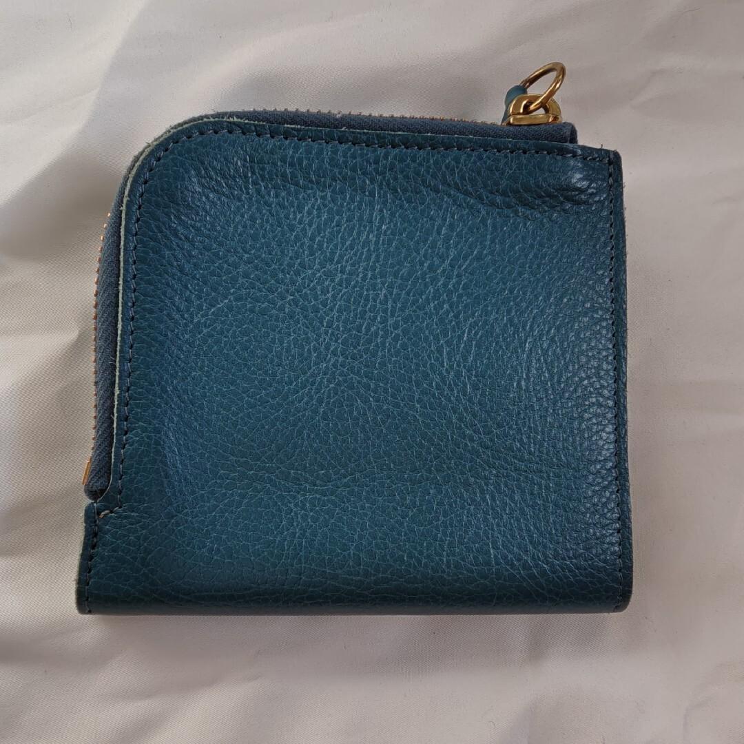 未使用級　イルビゾンテ 二つ折り財布 ☆ブルーデニム☆