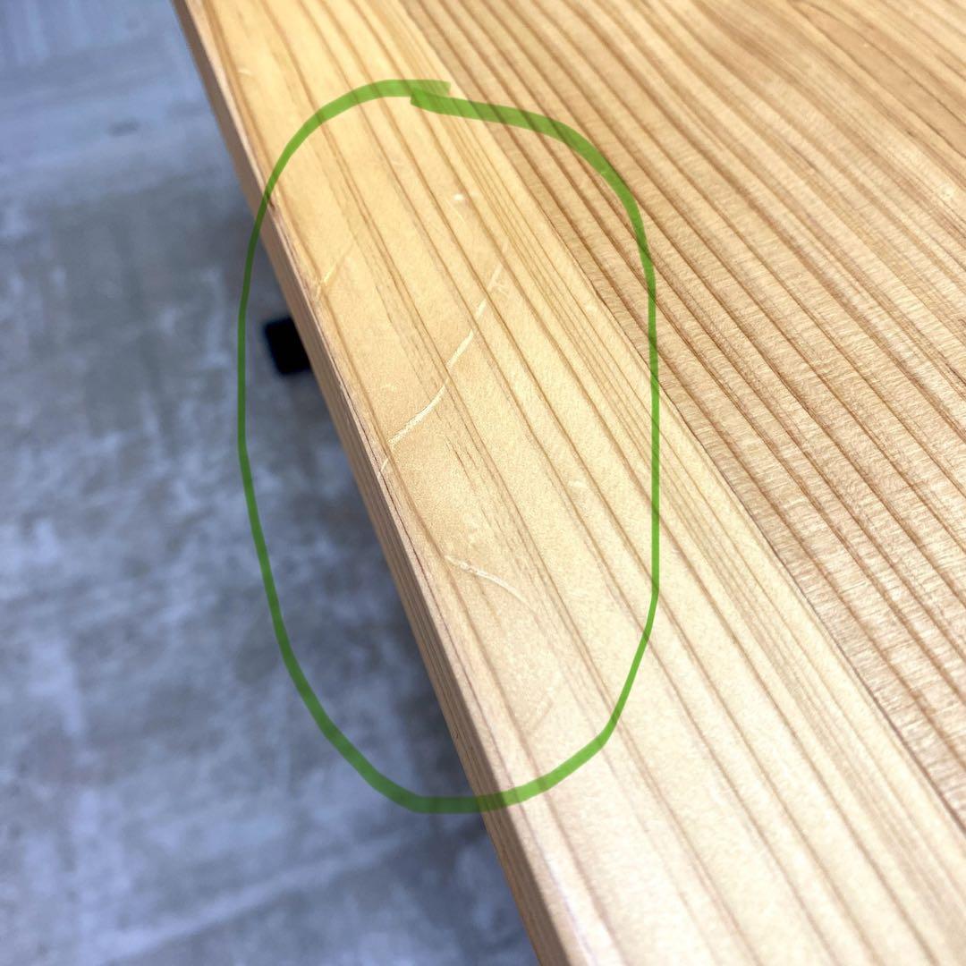 KANADEMONO THE TABLE かなでもの 無垢杉 電動昇降テーブル