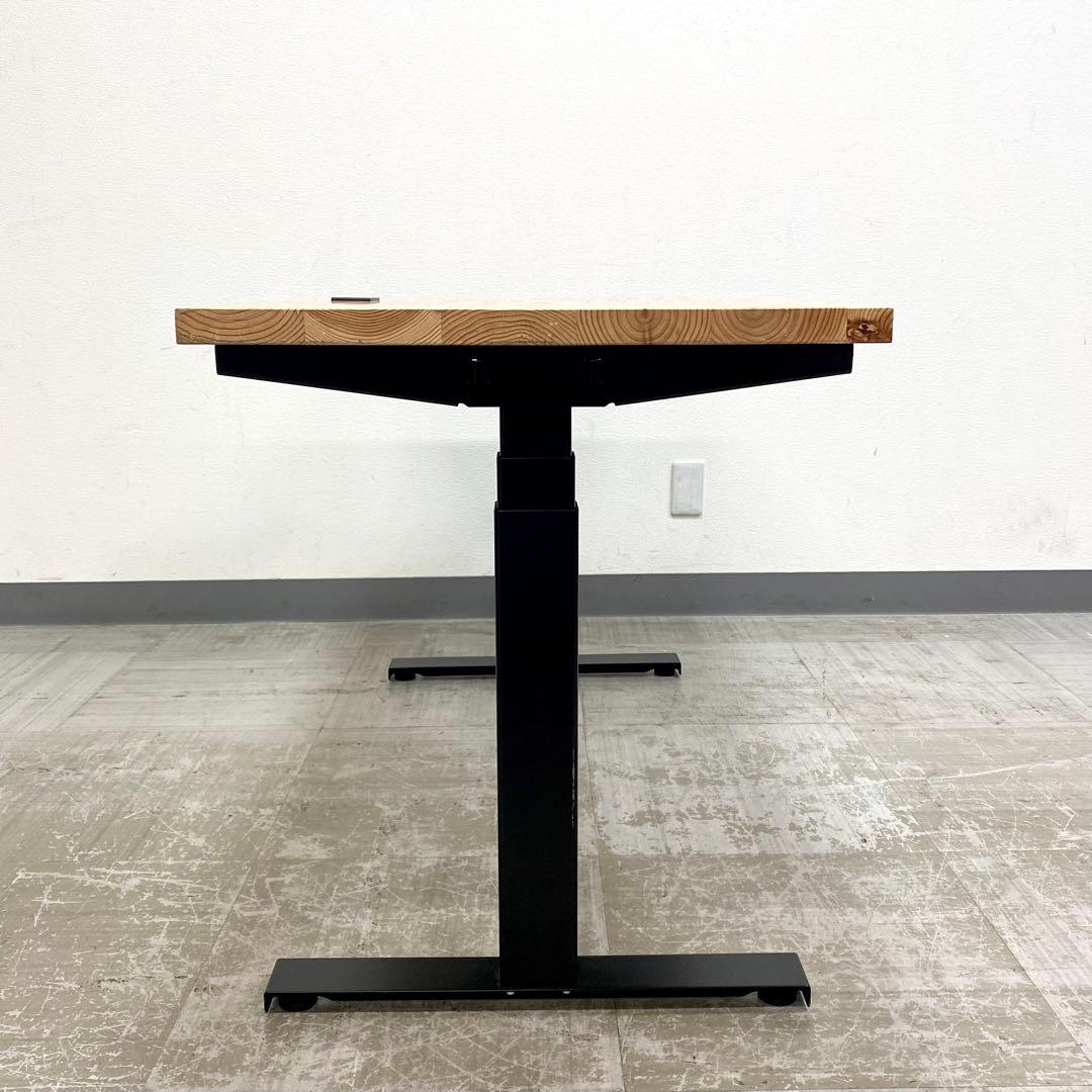 KANADEMONO THE TABLE かなでもの 無垢杉 電動昇降テーブル