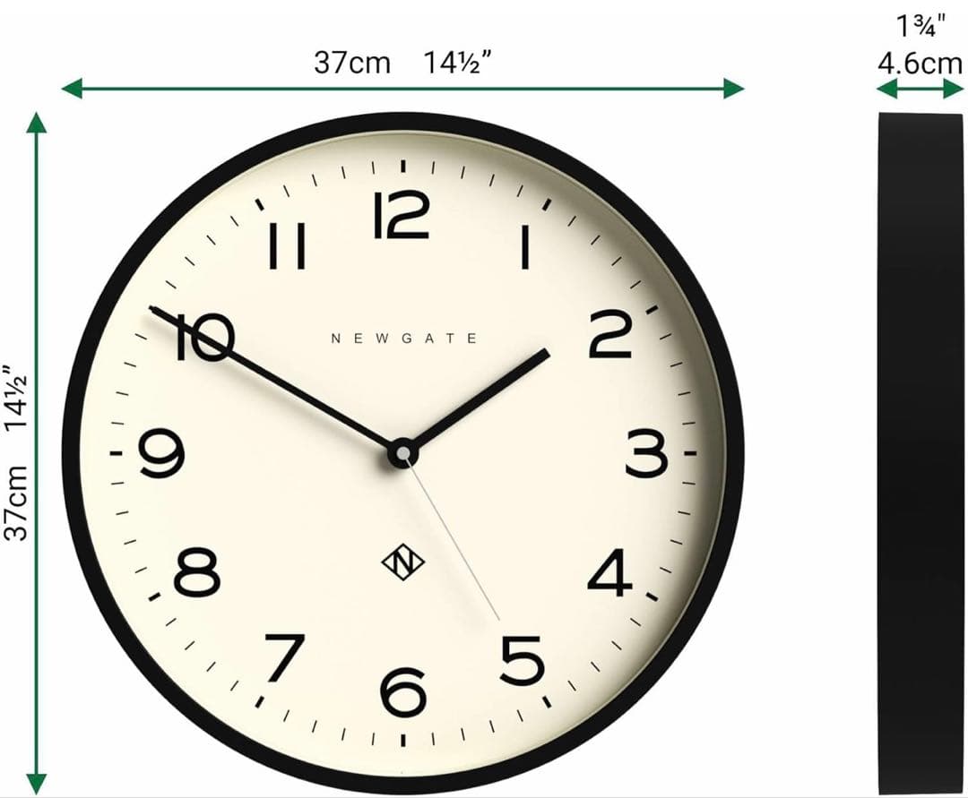 NEWGATE® ナンバースリーエコー壁掛け時計