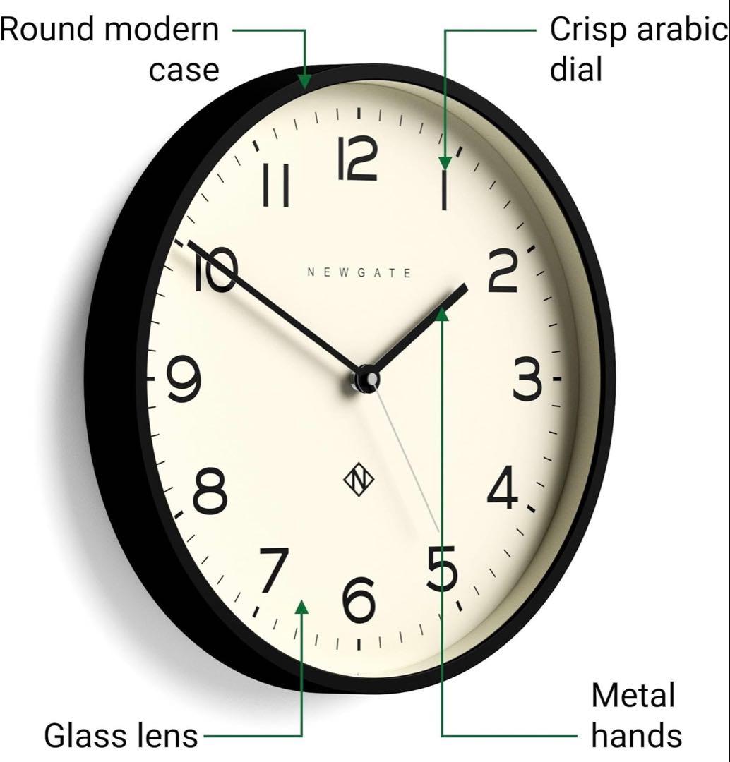 NEWGATE® ナンバースリーエコー壁掛け時計