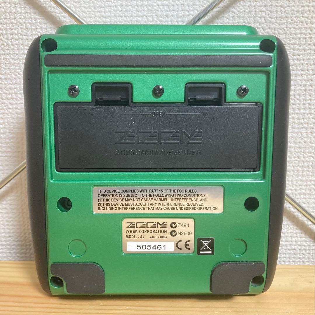 ☆美品！ ZOOM A2 アコースティックエフェクトペダル エフェクター ズーム