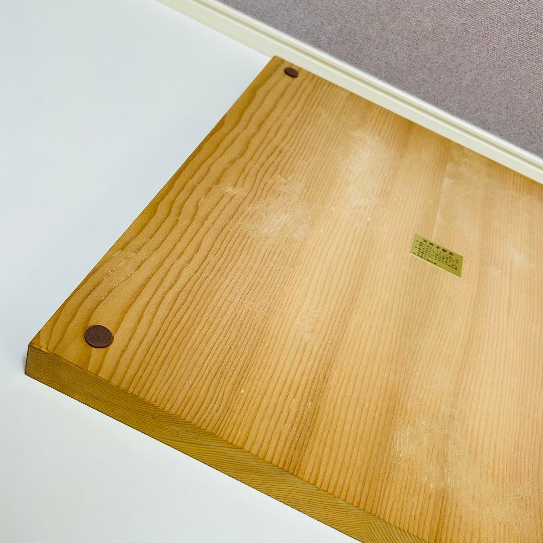 【極上品】卓上碁盤 高級天然木 ハギ板 天地柾 約1寸 2枚継