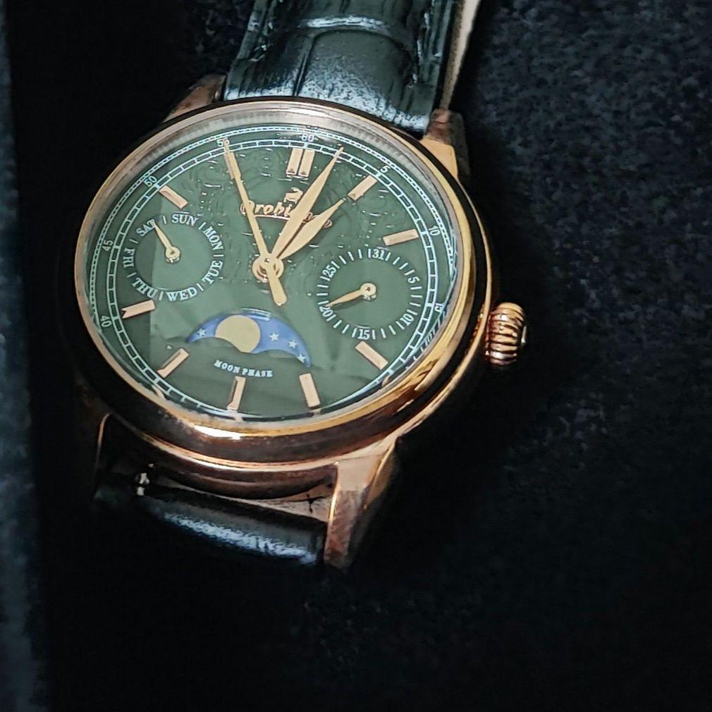 オロビアンコ 腕時計 OR0075-33 ムーンフェイズ ブラックベルト