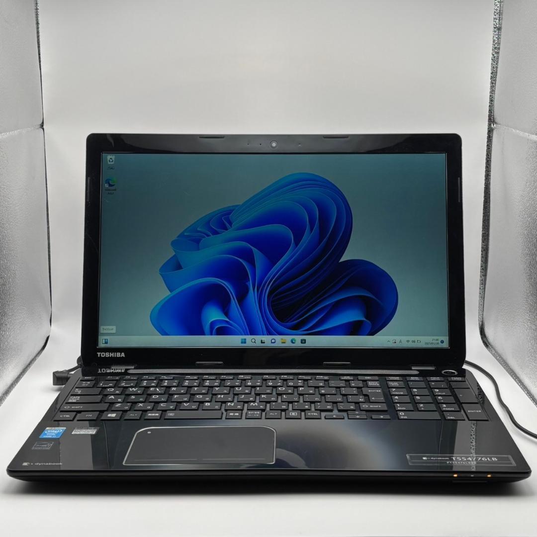 【東芝】T554 高性能i7 新品SSD256GB 16GB 黒ノートPC