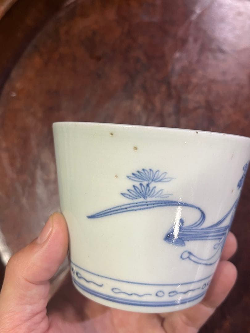 そばちょこ　上手　蘇轍　蕎麦猪口　古伊万里　鍋島　鈴虫　大振り　くらわんか