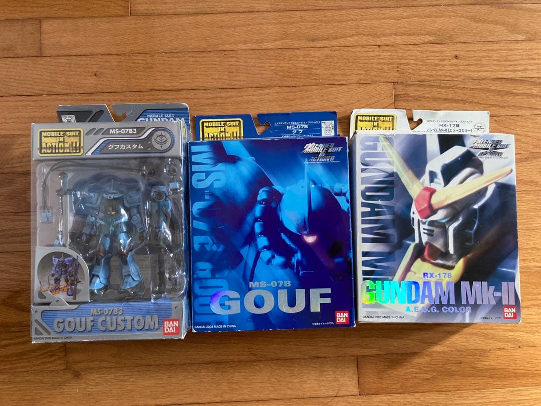 EMIA & MIA 3種セット グフカスタム・グフ・ガンダムMk-II