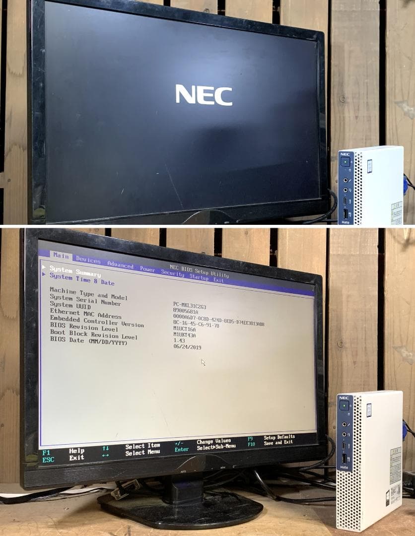 NEC 超小型/SSD/Win11 Pro 24H2/MKL31C-3 良品美品