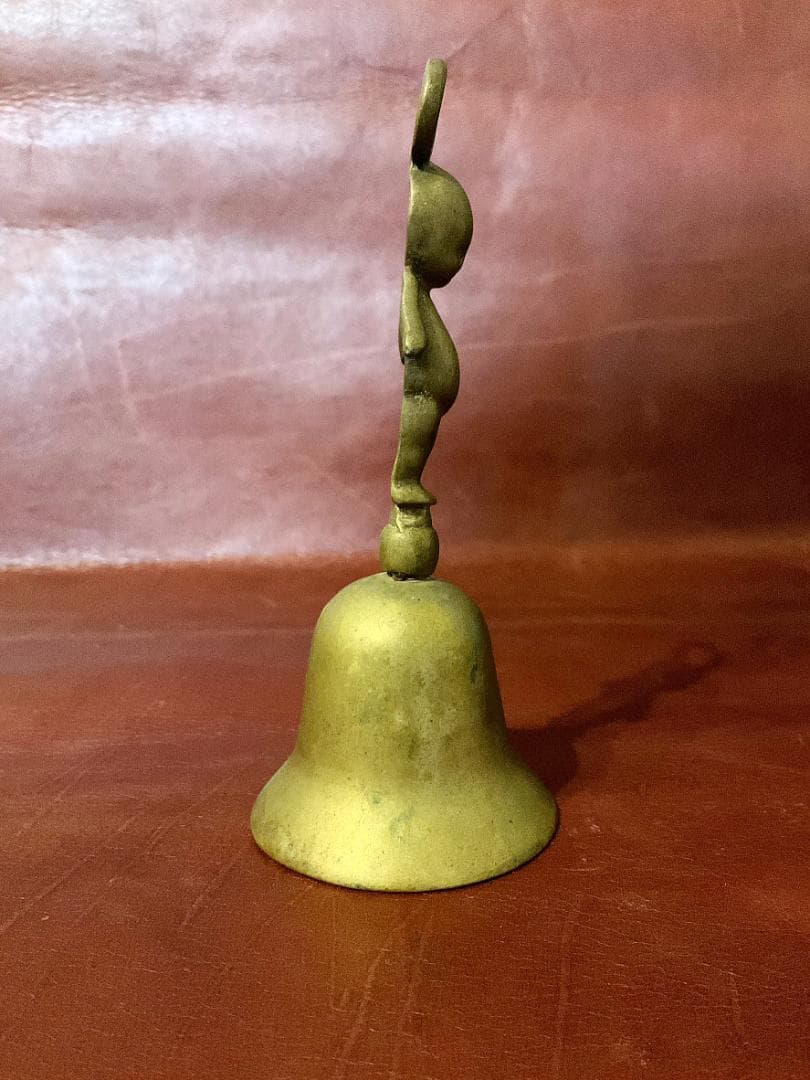 100年前のキューピーの真鍮ベル　アンティーク